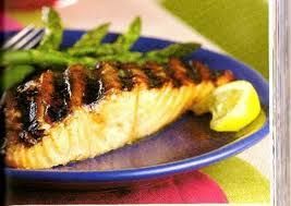Grilled Salmon with Korean Barbecue Glaze