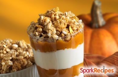 Apple, Pumpkin & Yogurt Parfait