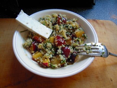 Fresh Plum Tabbouleh (from Nigel Slater, 