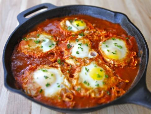 Shakshuka (also called Eggs in Purgatory)