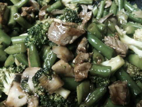 Ginger Beef Stir Fry