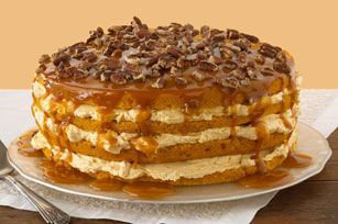 Pumpkin Cream Cheese Layer Cake