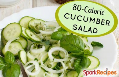 Cucumber Salad in Vinegar with Onion