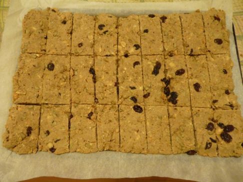 Home made cereal bars 