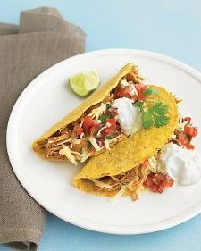 Slow-Cooker Chili Chicken Tacos