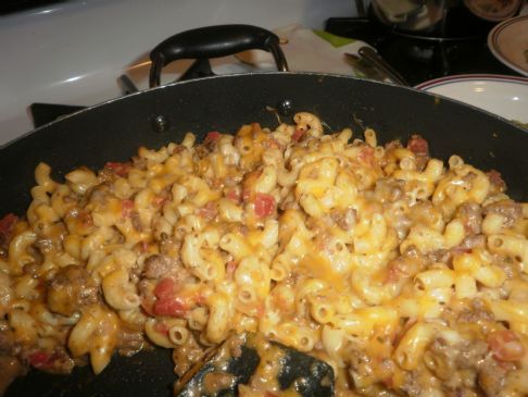 Extra Cheesy Hamburger Skillet