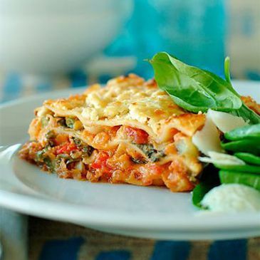 Turkey Spinach Lasagne