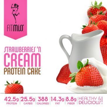 FIT MISS Strawberries 'n Cream Cake