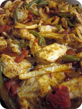 Oven Baked Chicken Fajitas