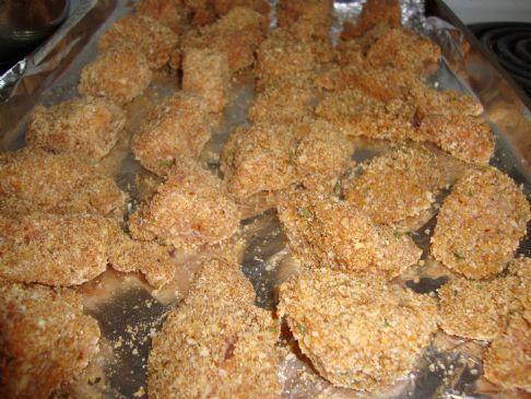 Pecan Crusted Chicken Nuggets Recipe | SparkRecipes