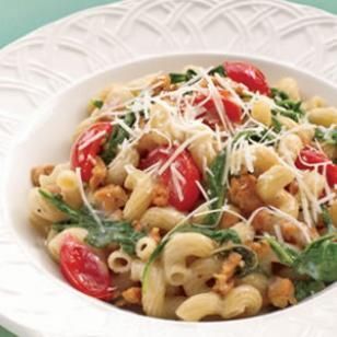 Fusilli with Italian Sausage & Arugula