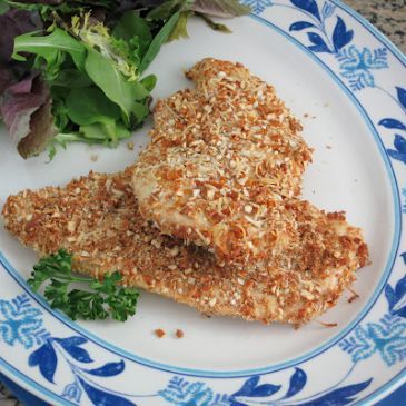 Honey Mustard Pretzel Crusted Chicken