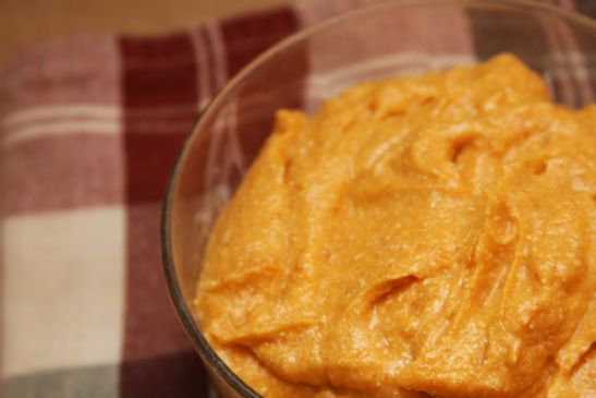 Pumpkin-Sweet Potato-Peanut Butter Spread or Dip
