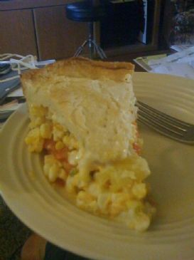 Corn & Tomato Pie