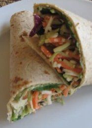 Easy Hummus Wrap