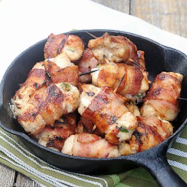 Bacon-Wrapped Chicken Bites