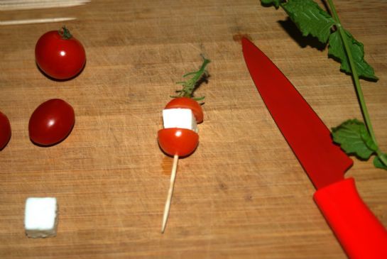 Tomato Feta Garnish