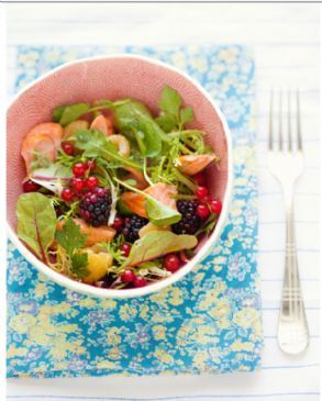 Salmon and Berry Salad - a Cannelle et vanille recipe