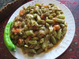 Syrian green beans cooked with oil Recipe | SparkRecipes