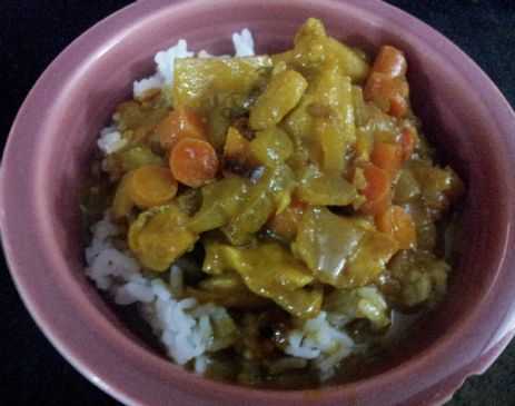 Yellow Coconut Chicken Curry