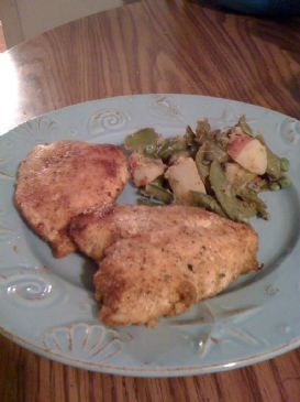 Oven Fried Chicken, Veggies and Red Potatoes