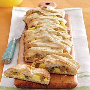 Cooking Light - Jalapeno, Jack, & Egg Breakfast Braid (modified)