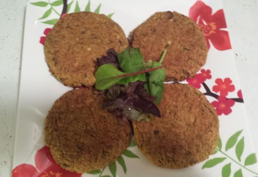 Mickey's Chickpea patties.