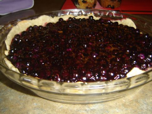 Fresh Blueberry Pie