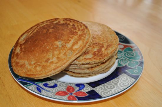 Soy Flour Pancakes! Yummy!!