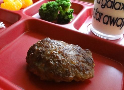 Bento-size mini hamburger patties