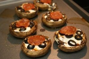 Portabella Pizza Bites