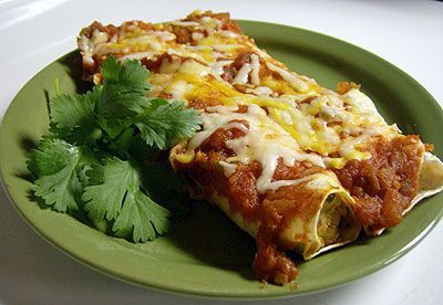 Fiesta Chicken Enchiladas (Lighter Version)