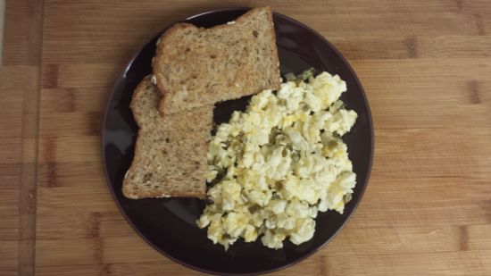 Jalapeno & Cheese Scrambled Eggs 