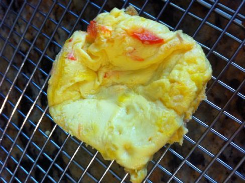 scrambled egg,ham,cheese muffins