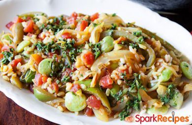 Spanish Rice and Vegetables Recipe | SparkRecipes