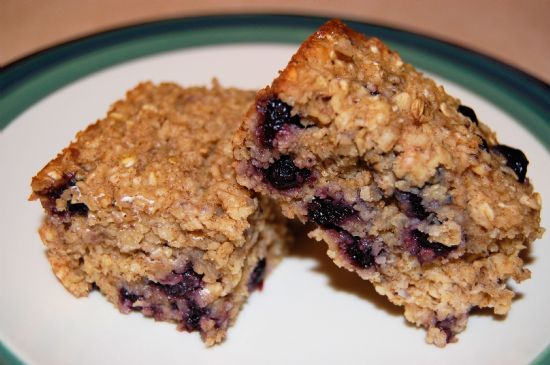 Baked Oatmeal Squares w/Dried Fruit 