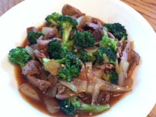 Beef and Broccoli with Ginger Sauce by Tamera