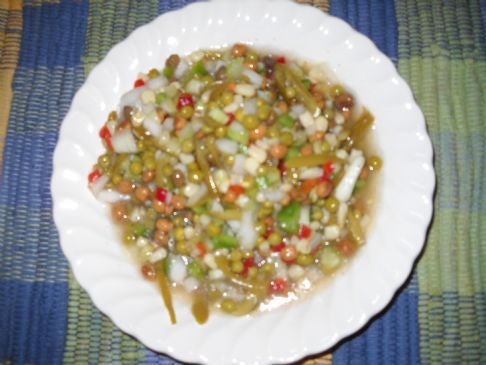 Cold Vegetable Salad (1/2 cup.)