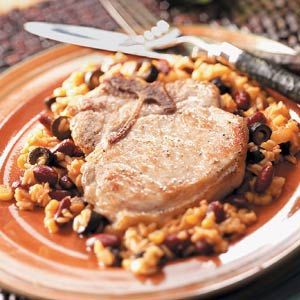 Rice and Bean Mix for Mexican Pork Chops