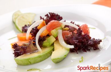 Grapefruit Avocado Salad