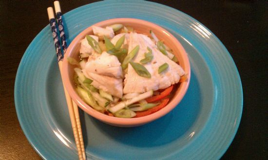 Korean Bibimbap with Haddock