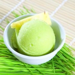 Pineapple Wheatgrass Sorbet