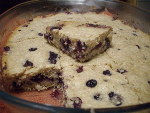 Whole Wheat Blueberry Sesame Seed Cake