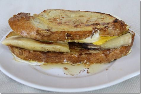 Grilled Banana French Toast Sandwich