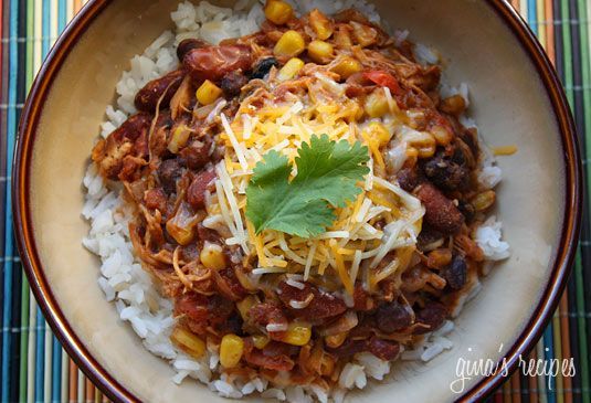 Crock Pot Chicken Taco Chili