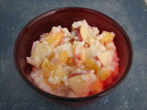 Milk Rice with Fruits