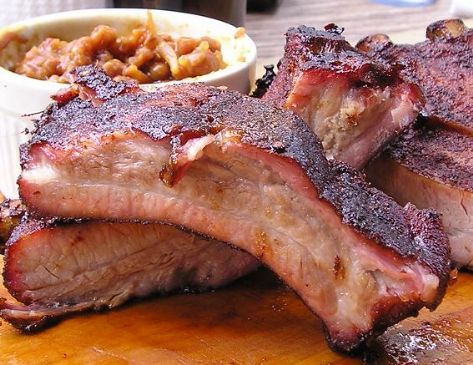 Baked BBQ'd Beef Back Ribs