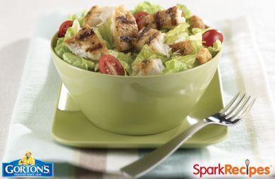 Grilled Tilapia Caesar Salad