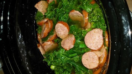 Hickory Smoke Kale Beef Sausage 