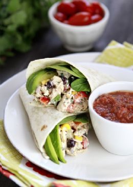 Santa Fe Chicken Salad Wraps